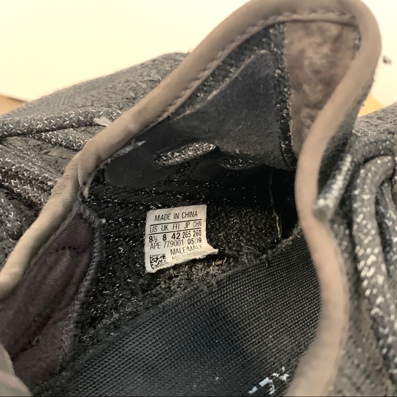 Yeezy boost 350 black reflective size 8.5 main image 13